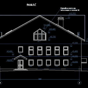 Чертеж Фасада А-Г