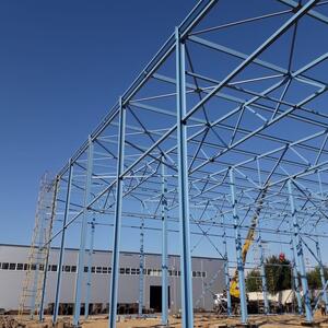 Монтаж металлоконструкций склада размером 36х41